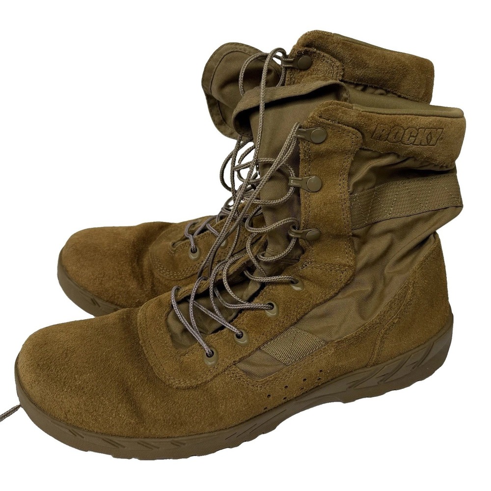 Rocky C7 LIghtweight Commercial Military Boots RKC065 Size 11 M Vibram Sole